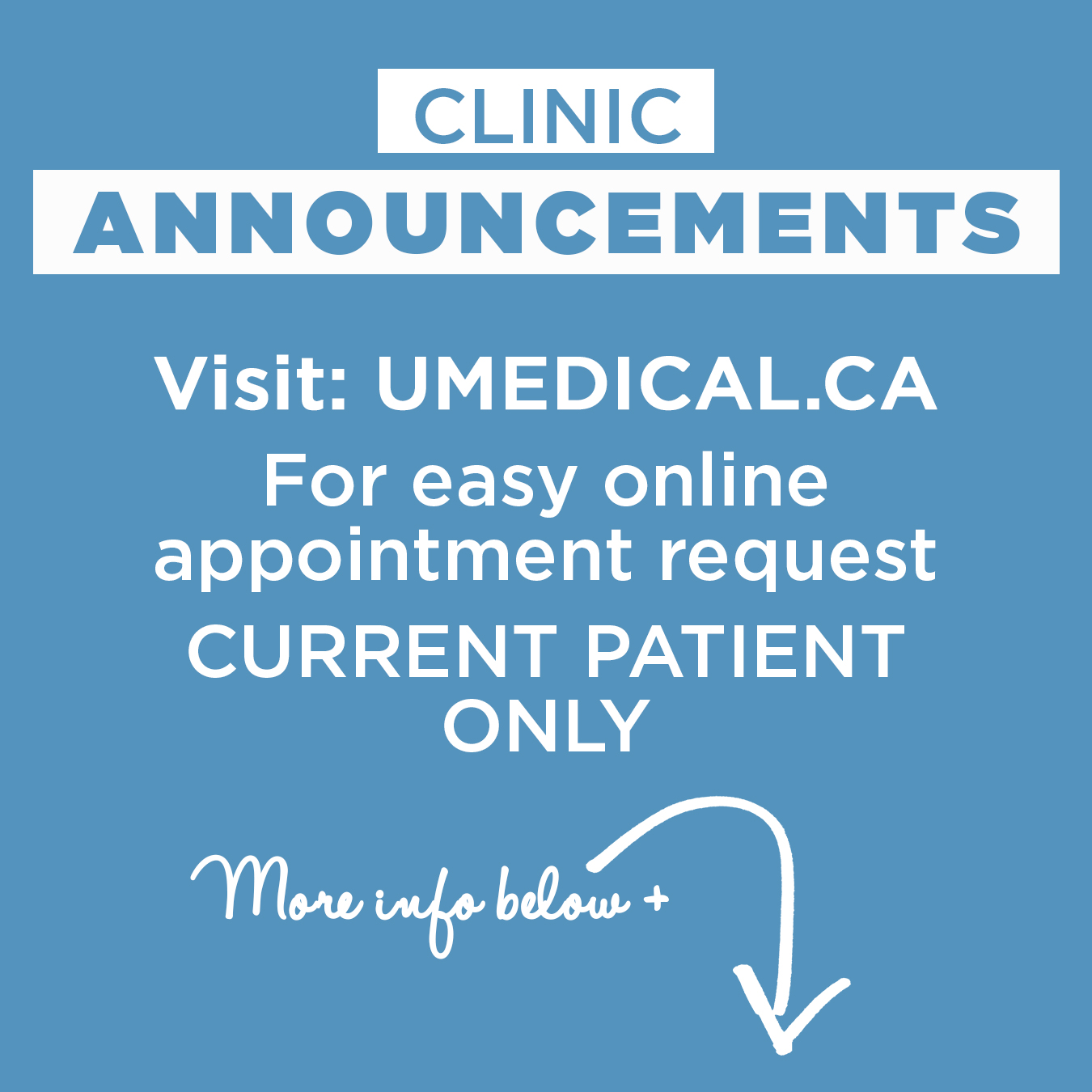 information family physician toronto - current patient appointment